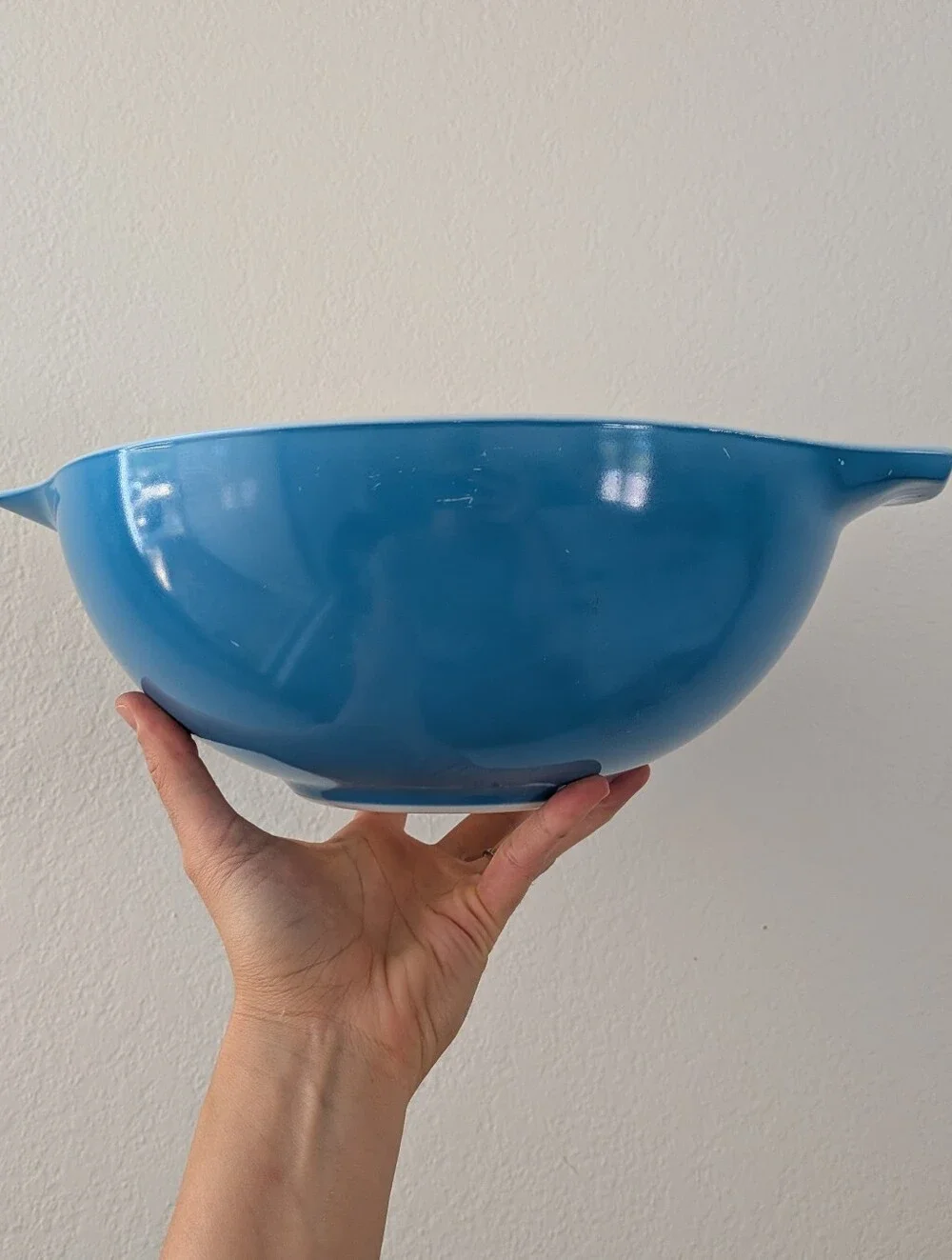 Pyrex Horizon Blue Cinderella Mixing Bowl 444 Qt Large Nesting Bowl